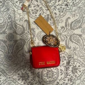Red Steve madden purse